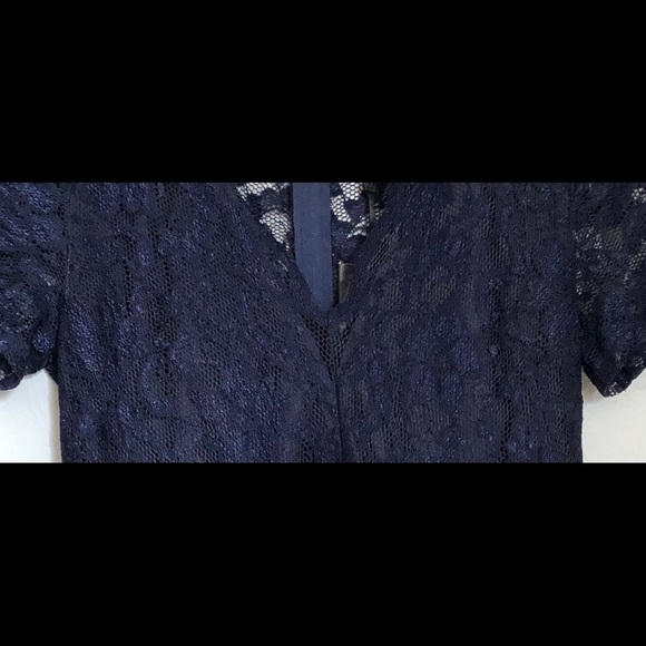 NWT Iska London Navy Dress, size 10/12 - Picture 7 of 7